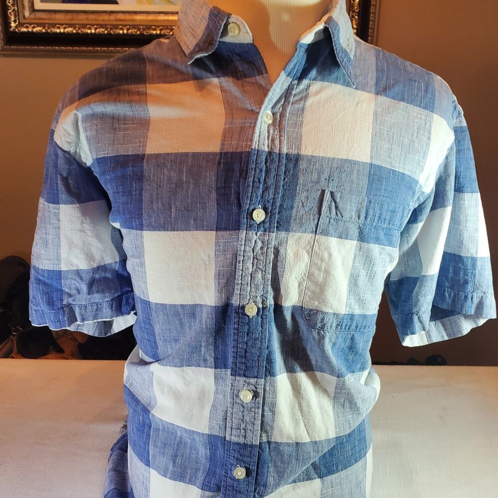 Orvis Men's Shirt | Button-Down XL Blue